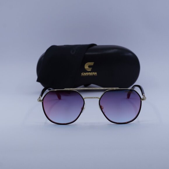 CARRERA 303/S 02M2 YB Aviator Sunglasses - Black/Gold/Blue/Red Gradient main image 10